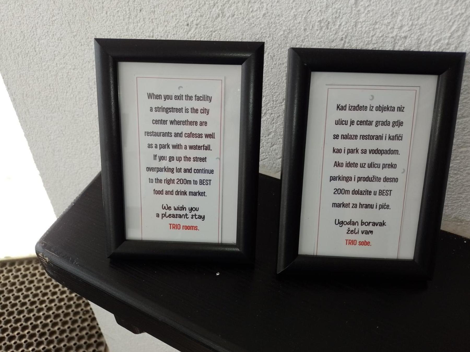 Hotel Trio Sobe Jajce Zewnętrze zdjęcie